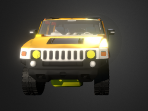 hummer h2 sut 3D 모델