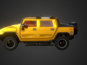 hummer h2 sut 3D 모델