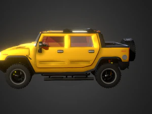 hummer h2 sut 3D Model