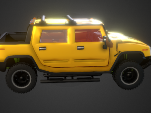 hummer h2 sut 3D 모델