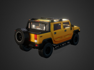 hummer h2 sut 3D 모델