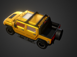 hummer h2 sut 3D 모델