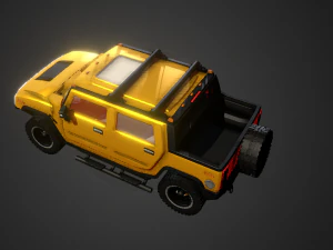 hummer h2 sut 3D Model