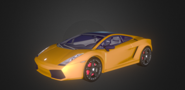 lamborghini gallardo se 3D Model .c4d .max .obj .3ds .fbx .stl .blend 