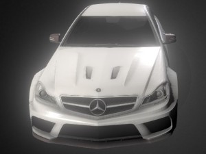 2012 mercedes-benz c63 amg coup black series Modelo 3D