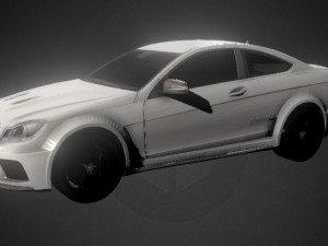 2012 mercedes-benz c63 amg coup black series Modelo 3D