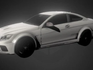 2012 mercedes-benz c63 amg coup black series 3D Model