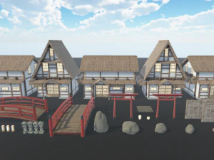 japanese architecture 3D Model