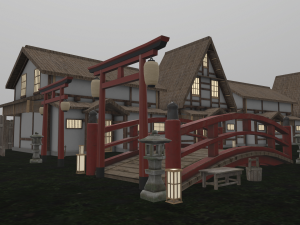 japanese architecture 3D Модель