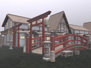 japanese architecture 3D Model