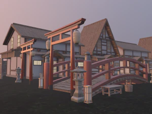 japanese architecture 3D Model