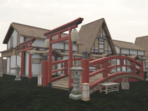 japanese architecture 3D Model