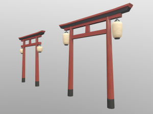 japanese architecture 3D Модель