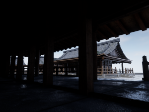 asian temple 3D Model