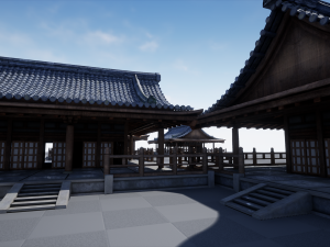 asian temple 3D Model