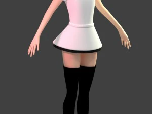 personaggio dell'anime Modello 3D