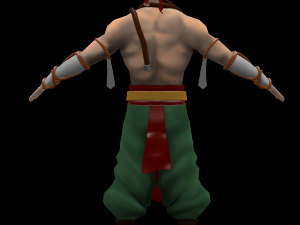 karate 3D-Modell