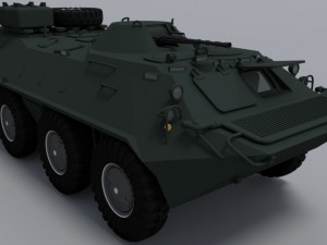 btr-80 Modello 3D