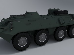 btr-80 Modello 3D