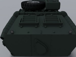 btr-80 Modello 3D