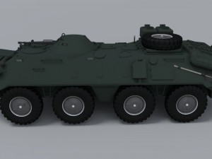 btr-80 Modello 3D