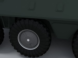 btr-80 Modello 3D