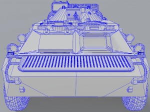 btr-80 Modello 3D