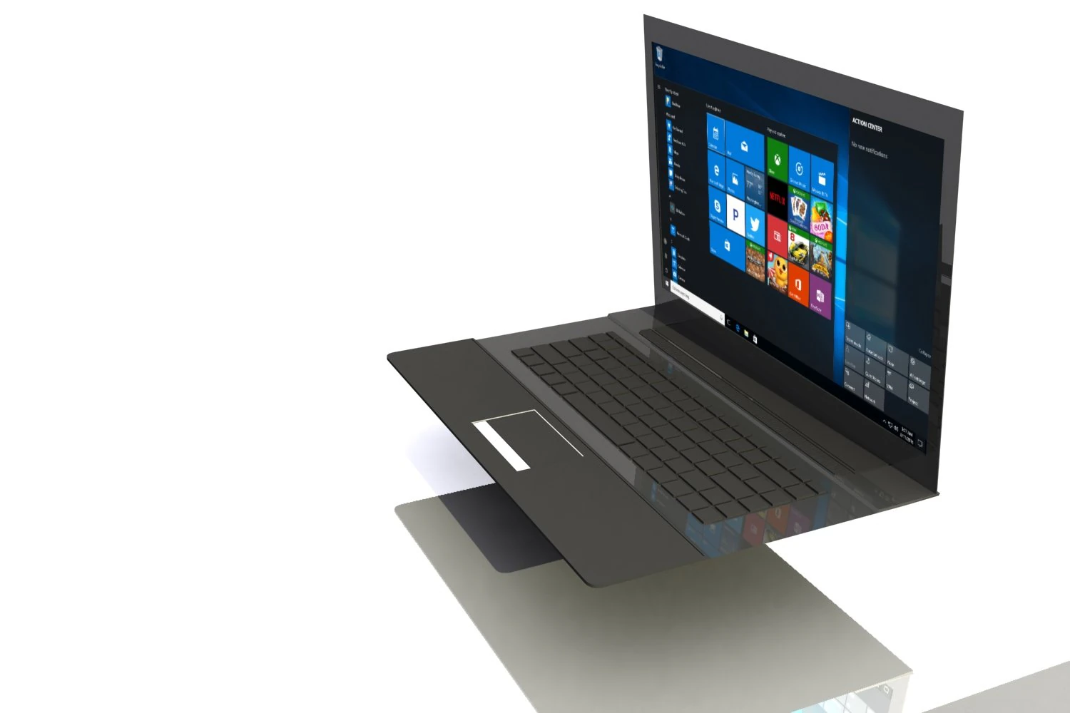 laptop 3D Model .c4d .max .obj .3ds .fbx .stl .blend