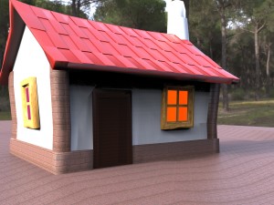 small house 3D-Modell