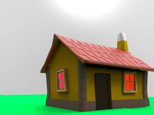 piccola casa Modello 3D