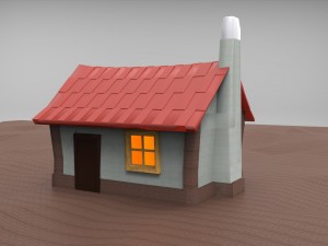 small house 3D-Modell