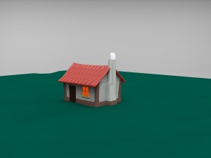 small house 3D-Modell