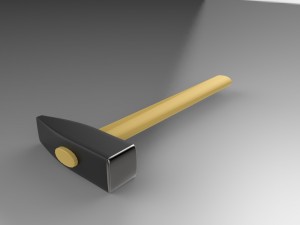 a hammer 3Dモデル