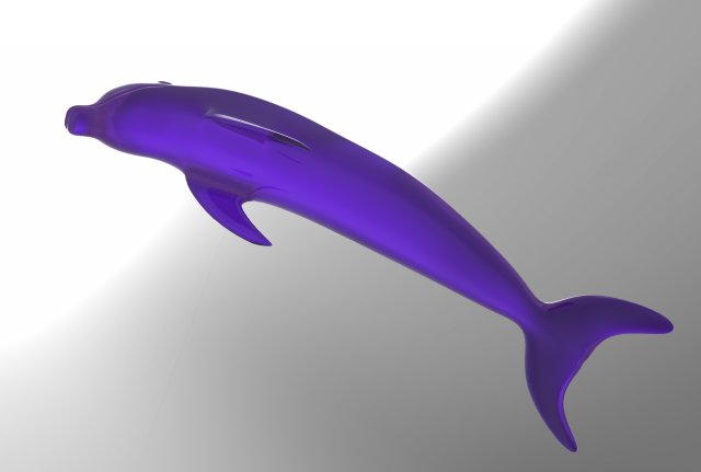 dolphin 3D Model .c4d .max .obj .3ds .fbx .stl .blend 