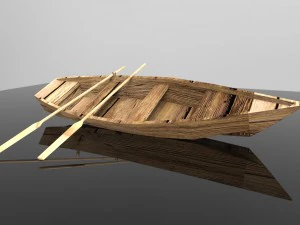 lodka 3D Model
