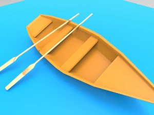 lodka 3D Model
