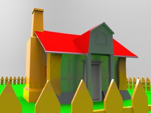 hous Model 3D