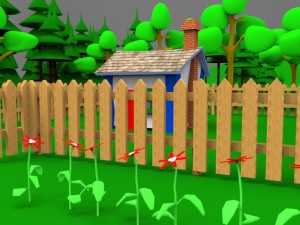 house in the woods 3D Model
