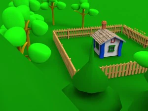 house in the woods 3D Model
