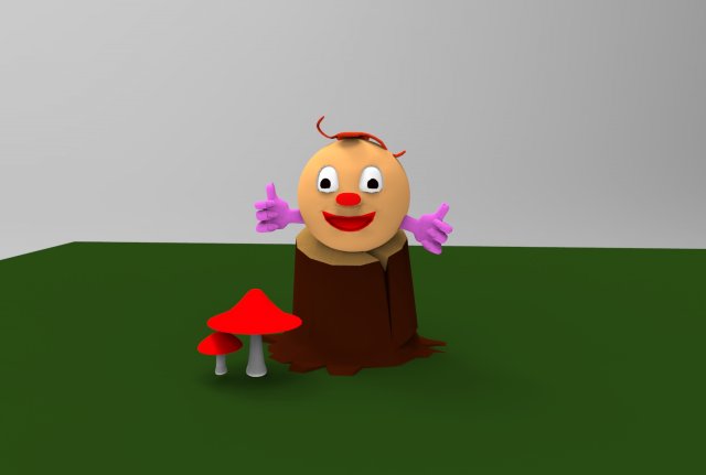kolobok Model 3D .c4d .max .obj .3ds .fbx .stl .blend 