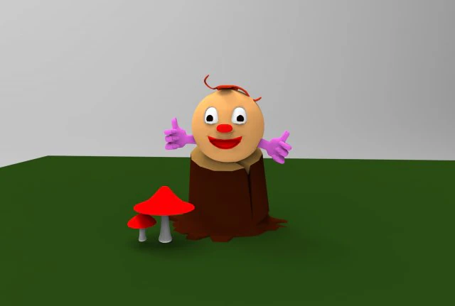 kolobok Modello 3D .c4d .max .obj .3ds .fbx .stl .blend 