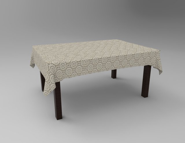 table Model 3D .c4d .max .obj .3ds .fbx .stl .blend 
