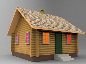 मकान 3D मॉडल