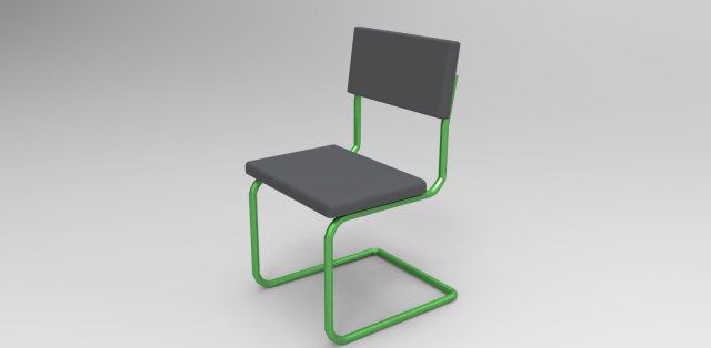 stul Model 3D .c4d .max .obj .3ds .fbx .stl .blend 