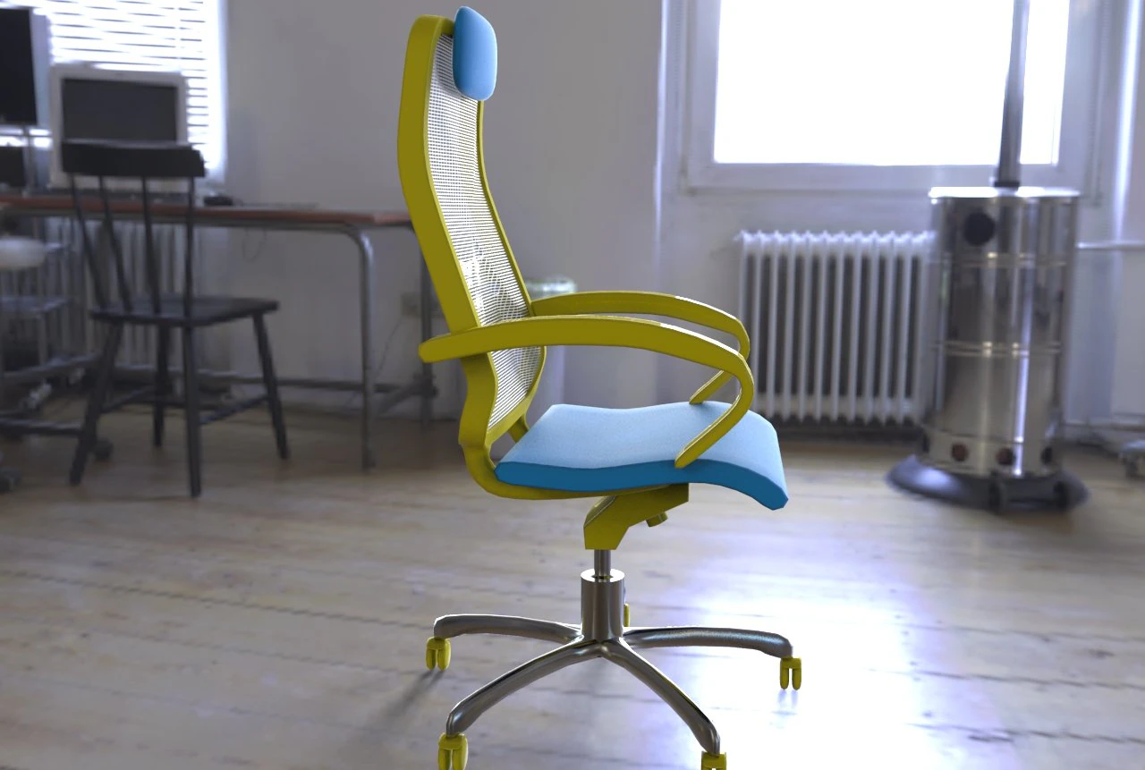chair 3D Model .c4d .max .obj .3ds .fbx .stl .blend