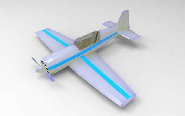 aircraft 3D Model .c4d .max .obj .3ds .fbx .stl .blend 