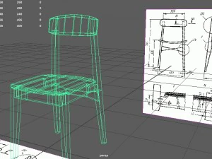 椅子 3Dモデル