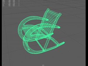 rocking chair Modello 3D
