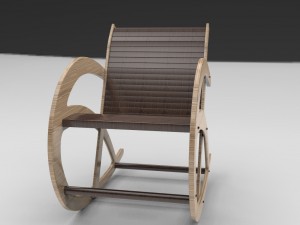 rocking chair Modello 3D