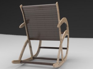 rocking chair Modello 3D